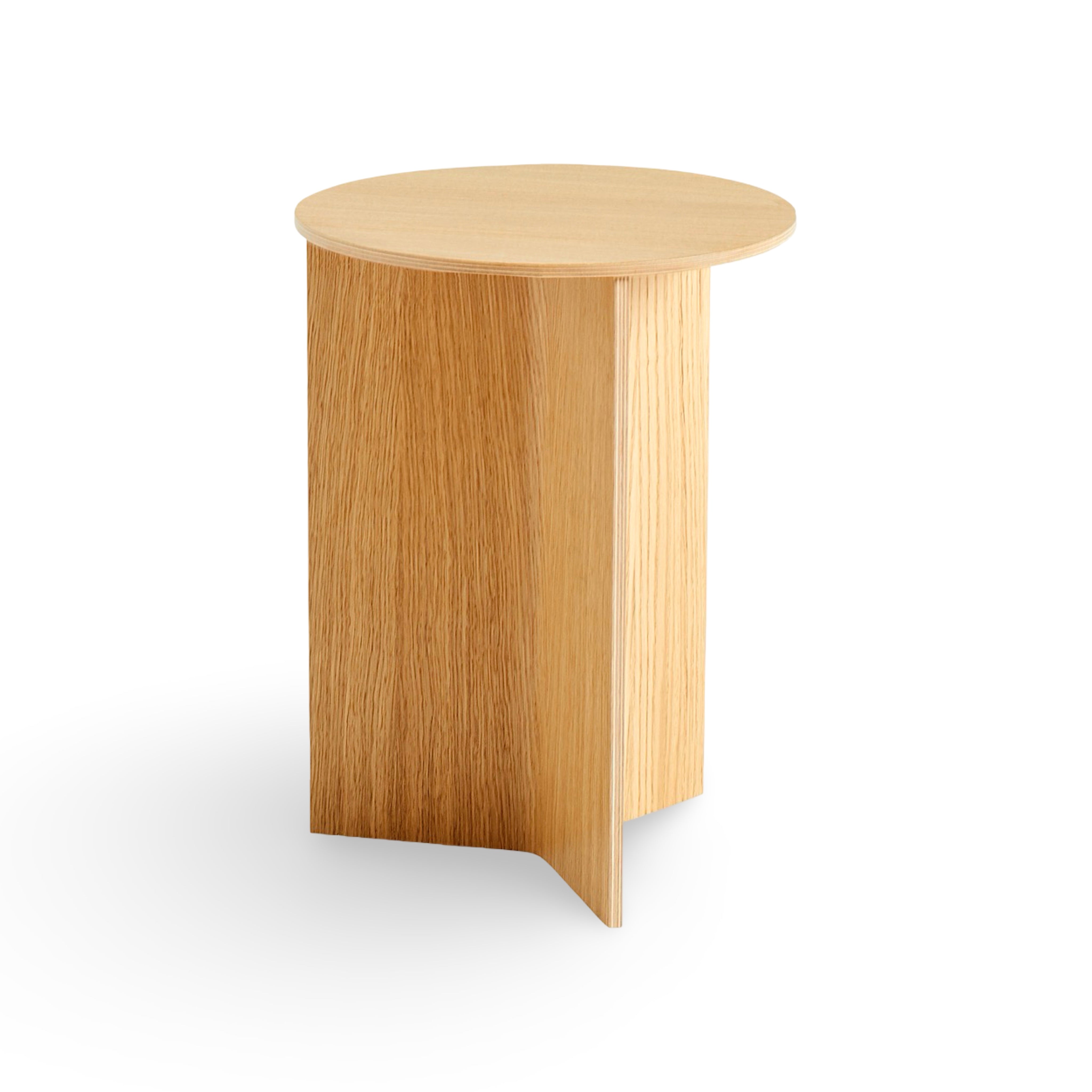 HAY Slit Wood Side Table - High