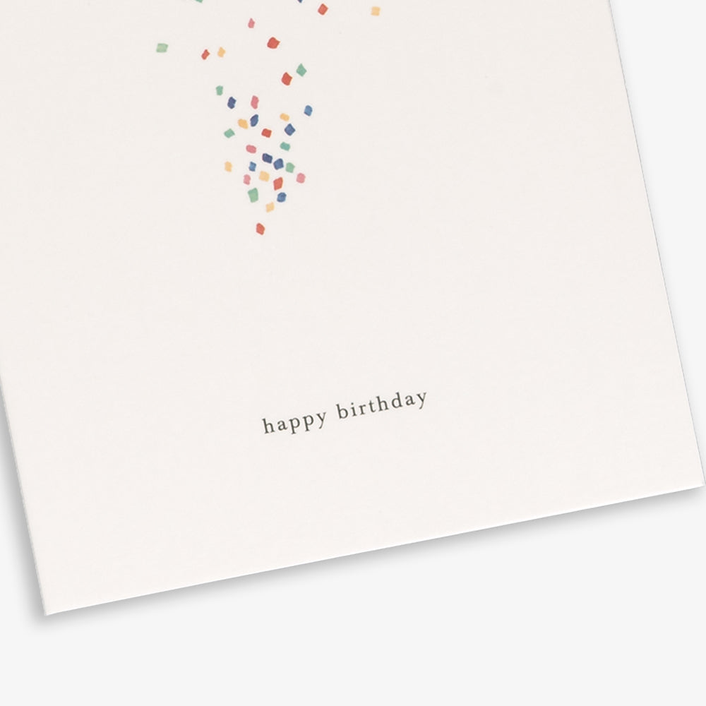 Kartotek Greeting Card - Confetti (Happy Birthday)