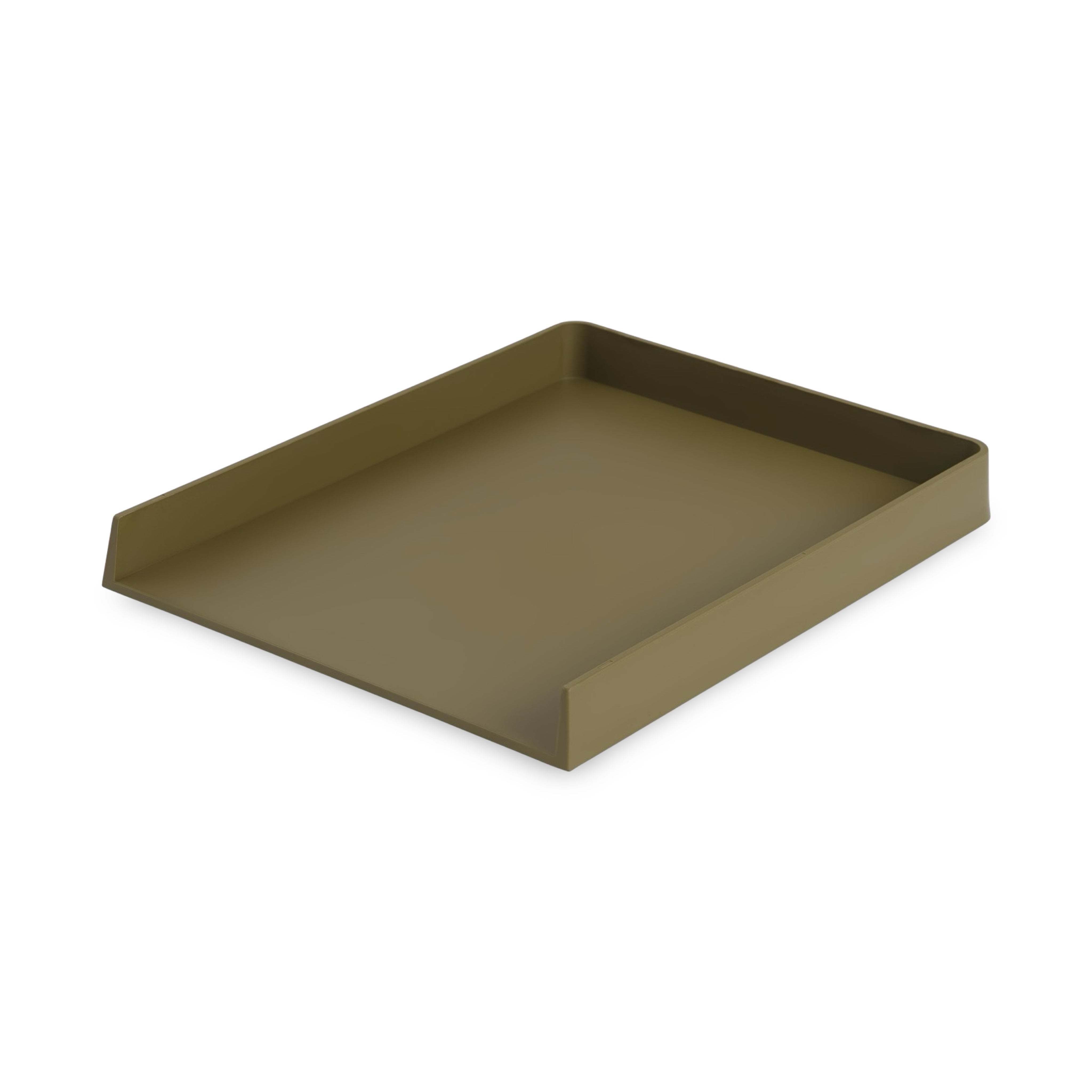 Muuto Arrange Desktop Tray 32x25cm - Brown Green