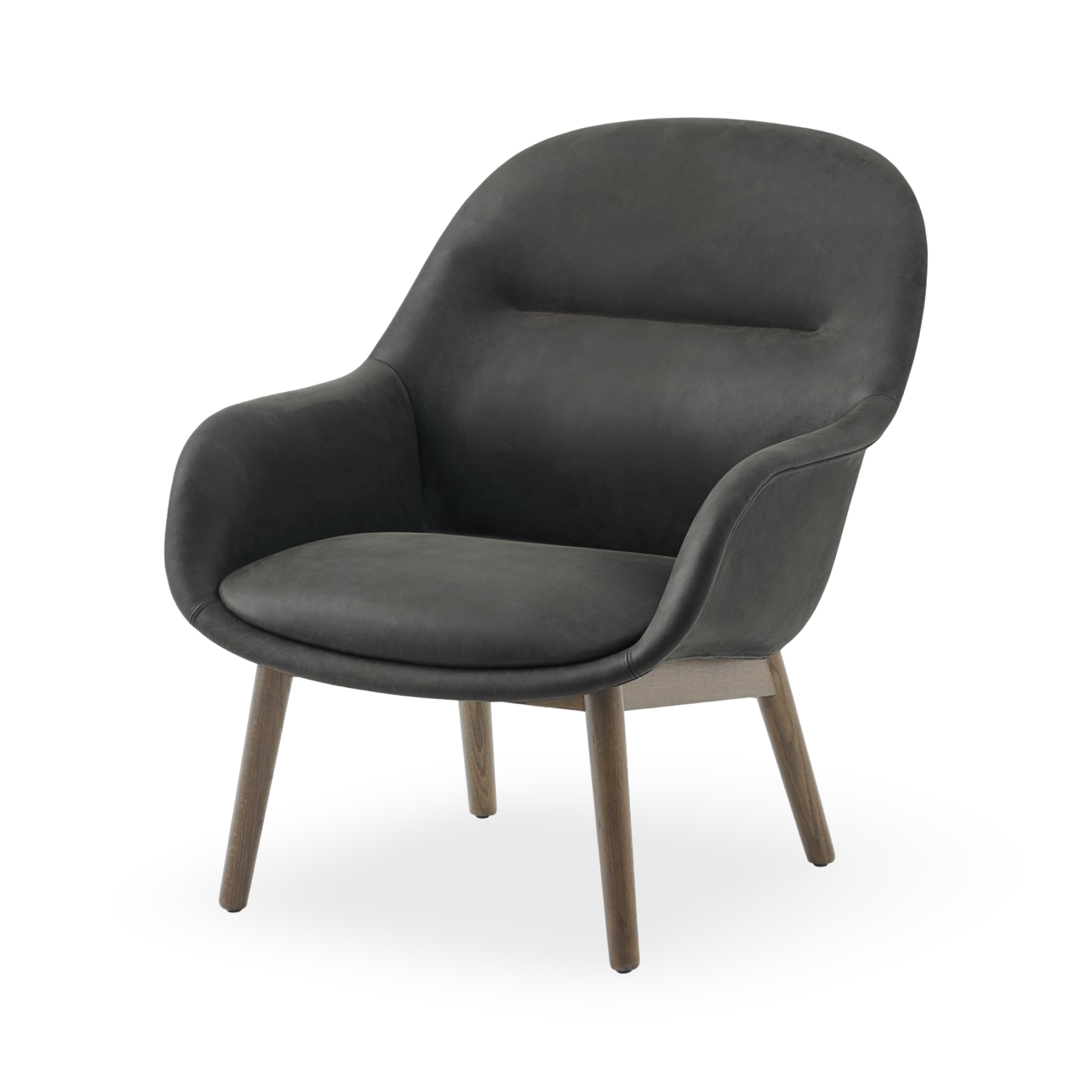 Muuto Fiber Lounge Armchair - Wood Base