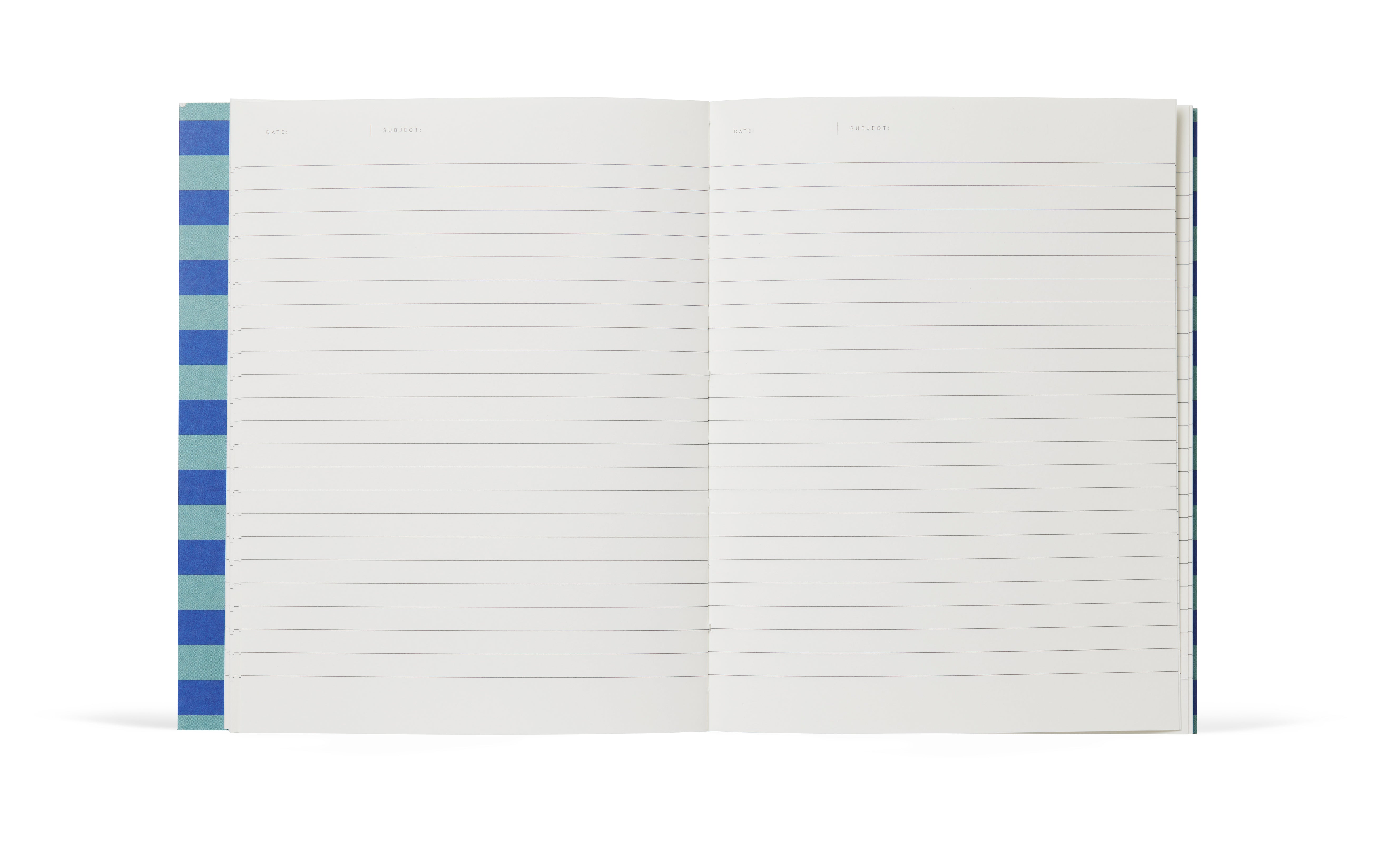 Notem UMA Flat Lay Notebook - Medium - Blue Stripe