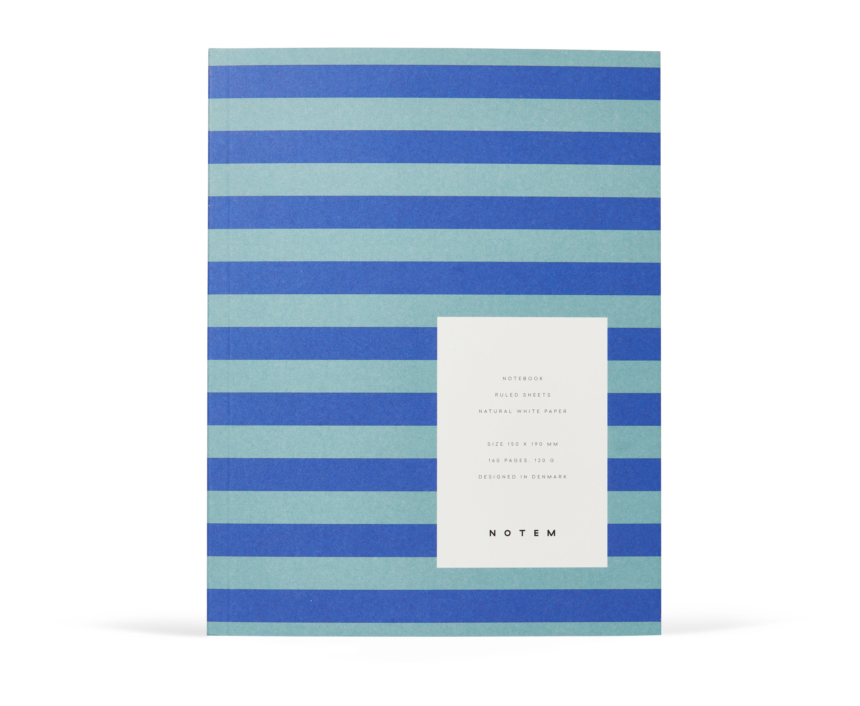 Notem UMA Flat Lay Notebook - Medium - Blue Stripe