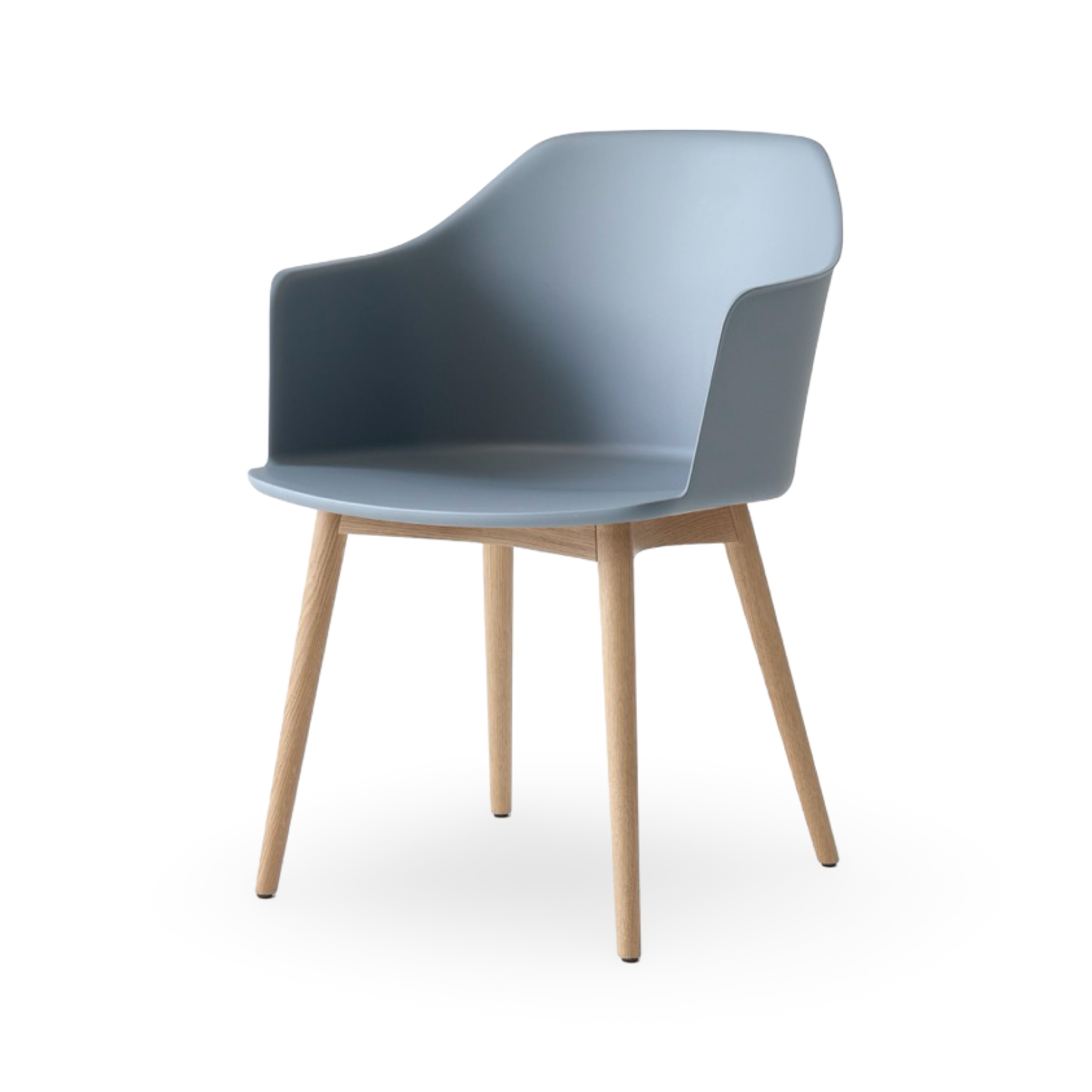 &Tradition Rely Armchair - Oak/Light Blue (Ex-Display)