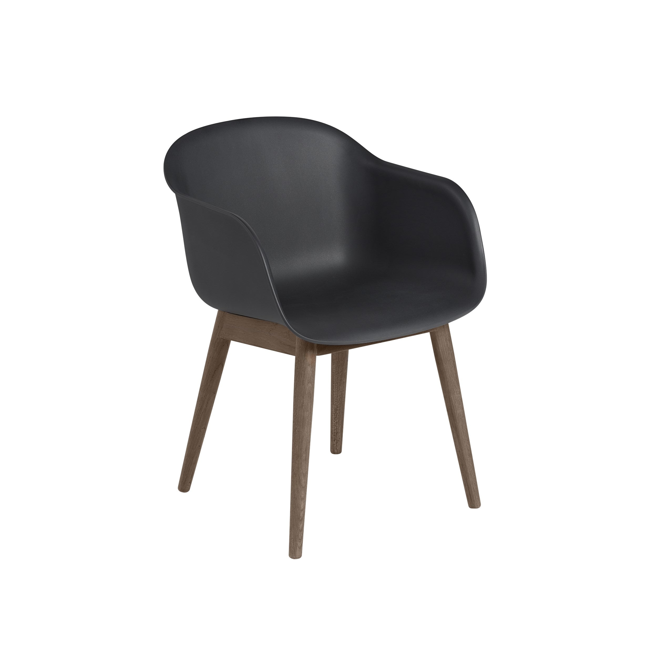 Muuto Fiber Armchair - Wood Base - Recycled Plastic