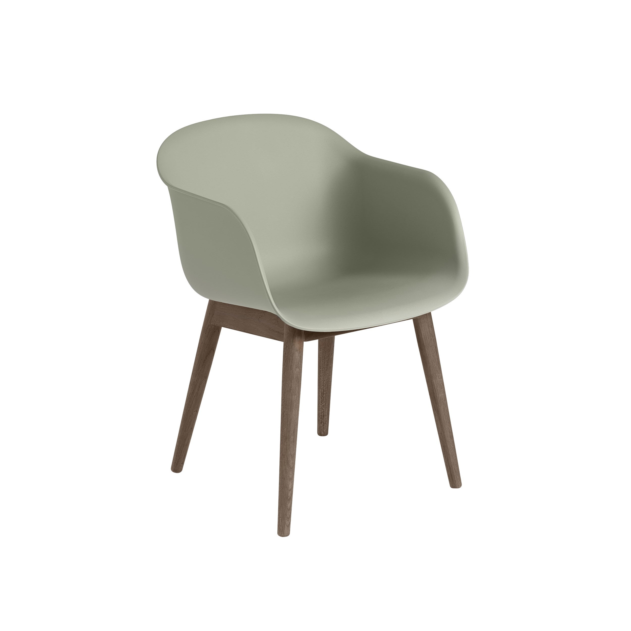 Muuto Fiber Armchair - Wood Base - Recycled Plastic