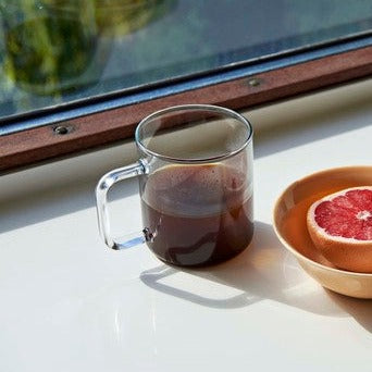 HAY Glass Coffee Mug - Clear