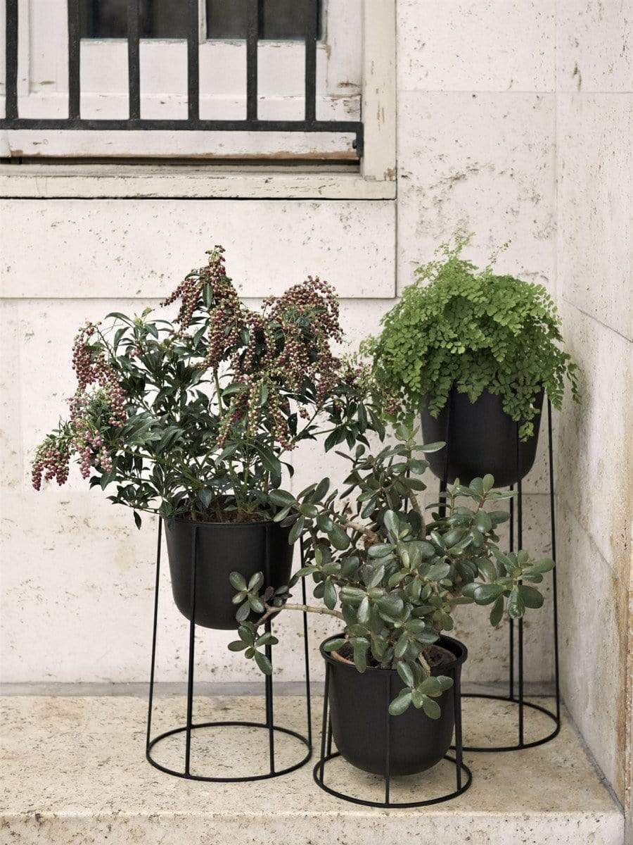 Audo Wire Plant Pot & Stand