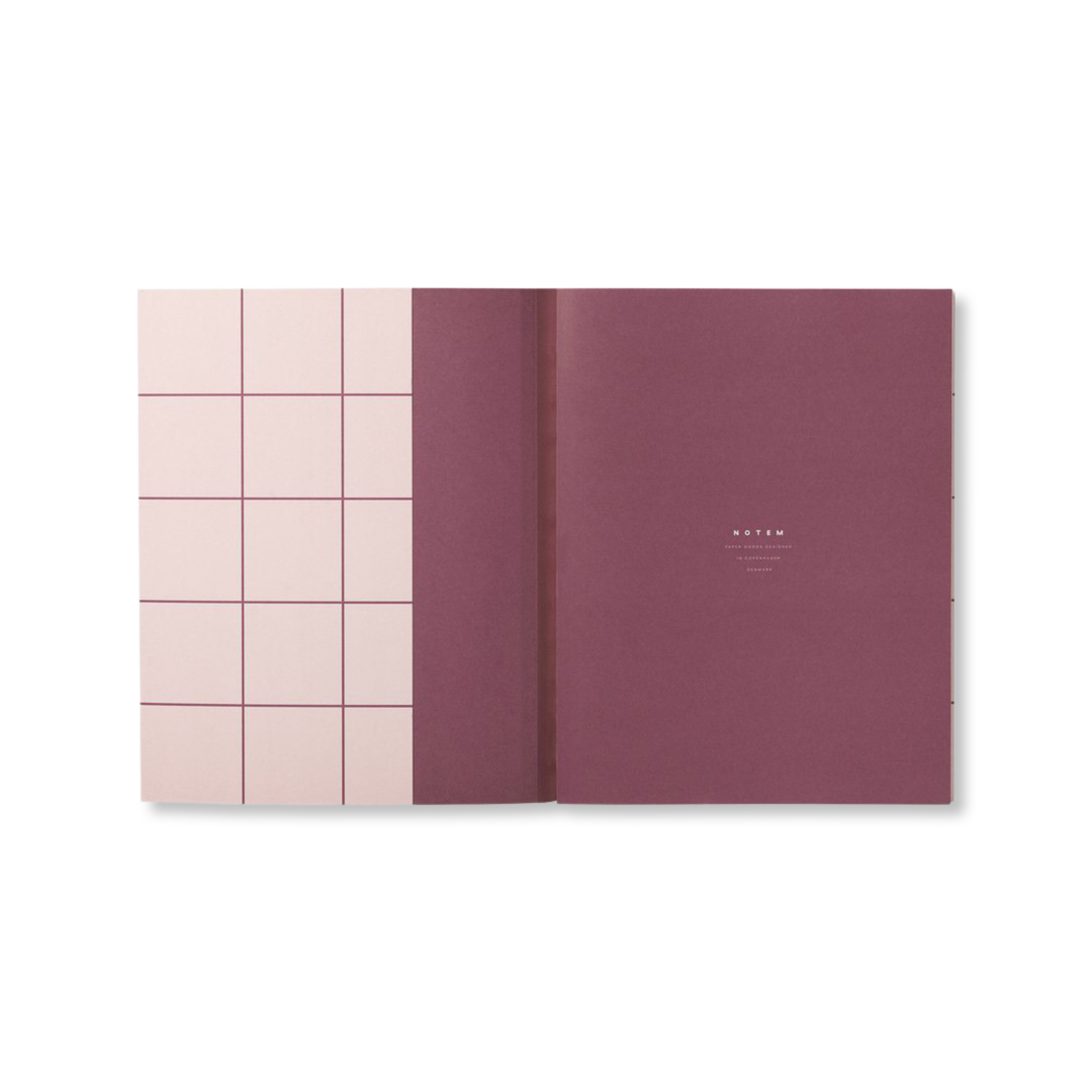 Notem UMA Flat Lay Notebook - Large - Rose