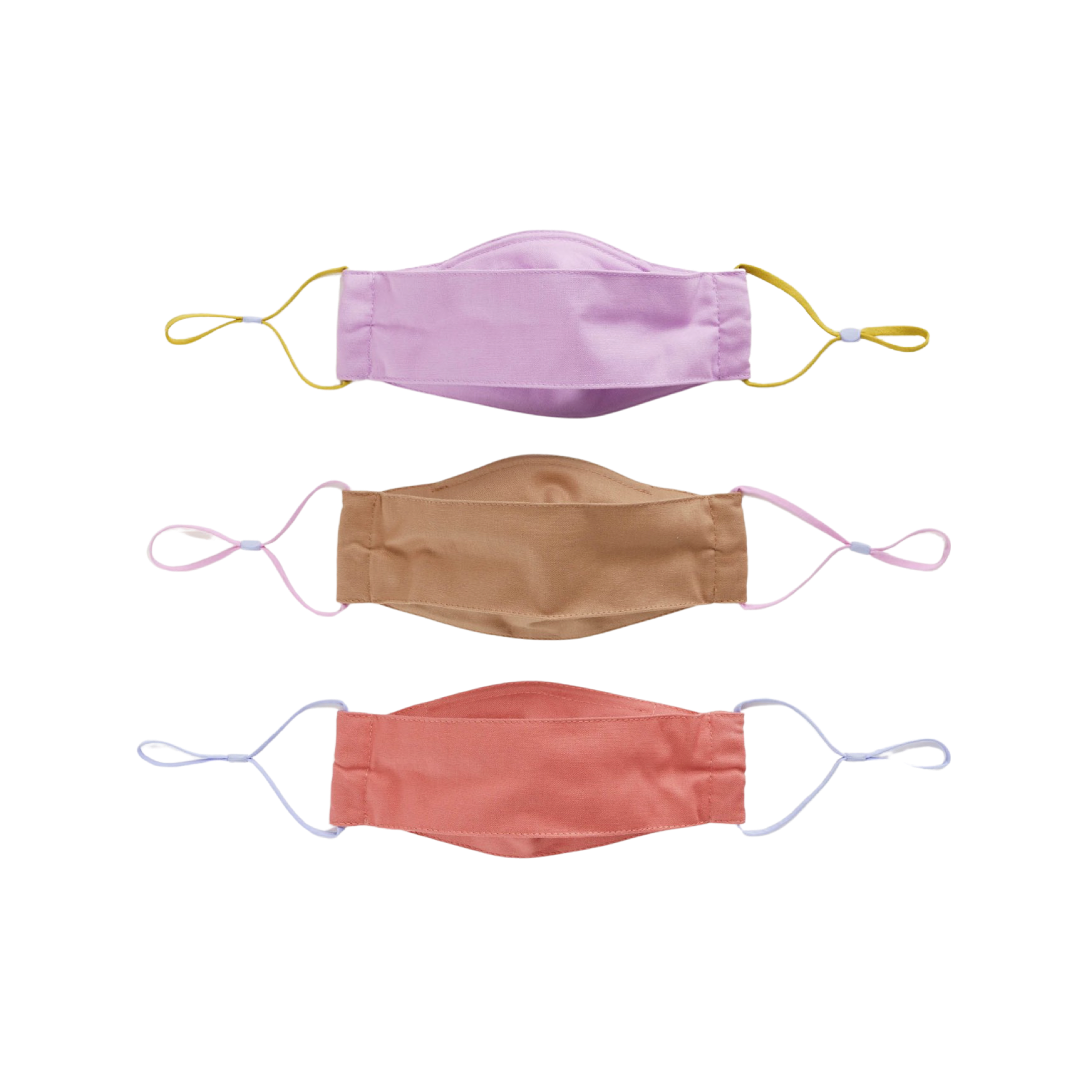 BAGGU Reusable Fabric Kids Face Mask - Petal (Set of 3 - Loop)