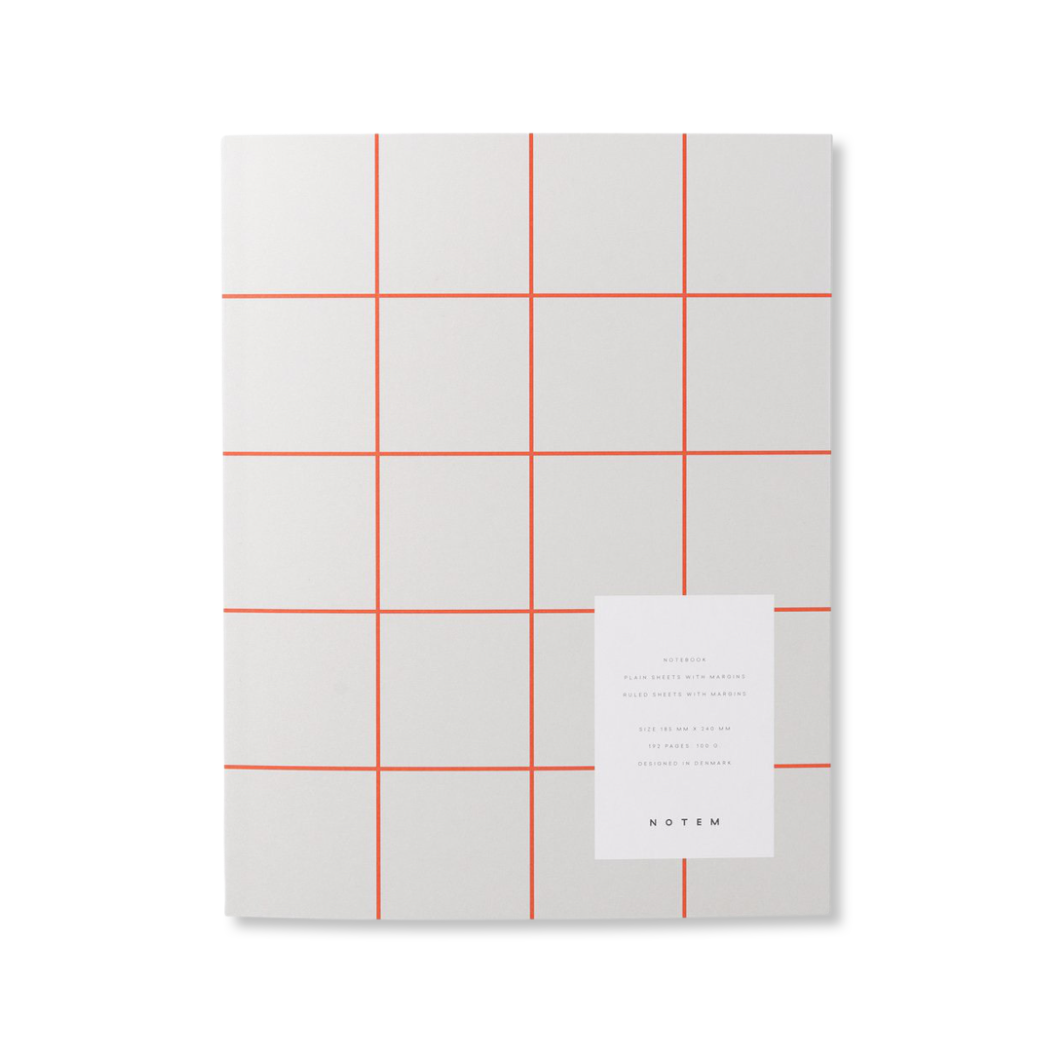 Notem UMA Flat Lay Notebook - Large - Light Grey
